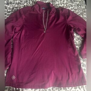 Daily Sports 1/4 zip L/S golf top Sz XL